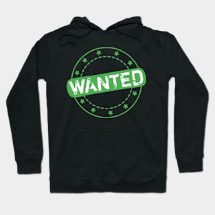 Wanted Stamp Icon Hoodie